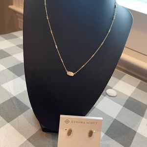 Kendra Scott Fern Necklace & Earrings